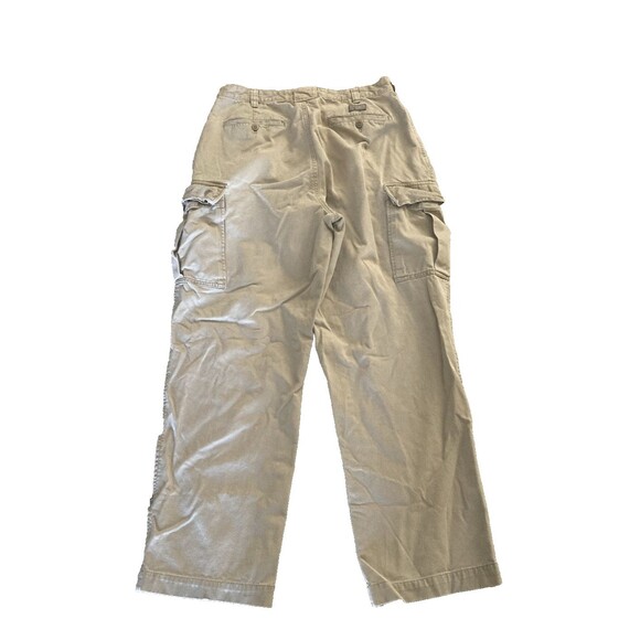Tommy Hilfiger Vintage 90s Y2K Mens Cargo Pants Size 34/32 Khaki Beige Baggy - Picture 7 of 8